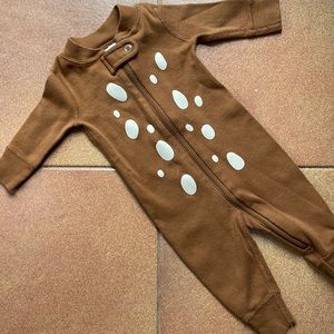 Hanna Andersson Baby Deer Costume/ Sleeper with hat